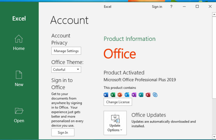 Microsoft Office 2019 Professional Plus License key