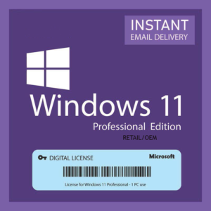 Windows 11 Professional License Key Retail/Oem